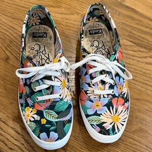 Rifle Paper Co. Keds Floral Canvas Sneakers women’s size 6